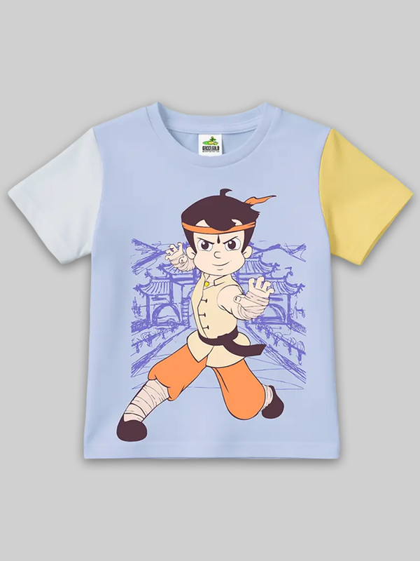 Chhota Bheem Printed Pure Cotton Regular T Shirt