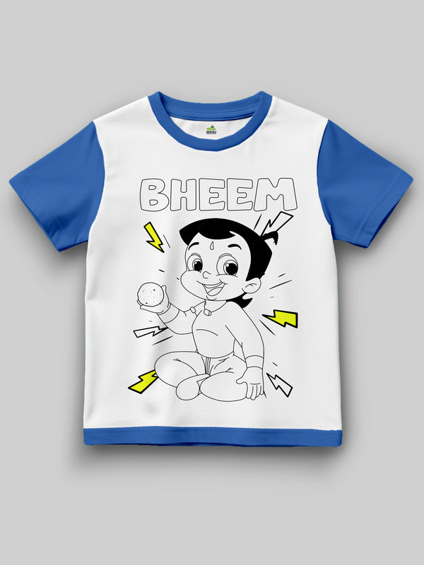 Bheem Color Your T-Shirt – Palace Blue