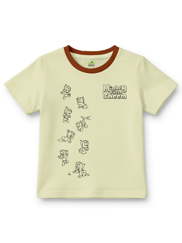 Boys Cartoon Cotton Blend Regular T Shirt