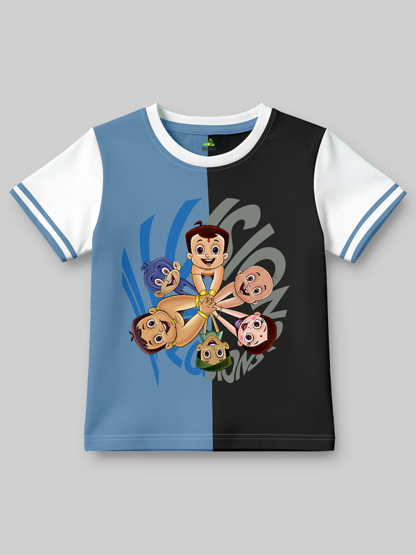 Chhota Bheem – VISION Deep Sky & Black Boys T-Shirt