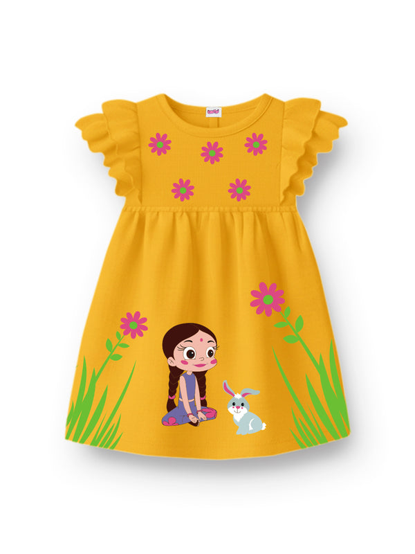 Chutki in the Garden – Marigold Frocks