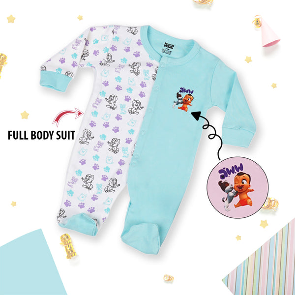 Mighty Little Bheem 5-in-1 Infant Gift Set - Pastel Blue