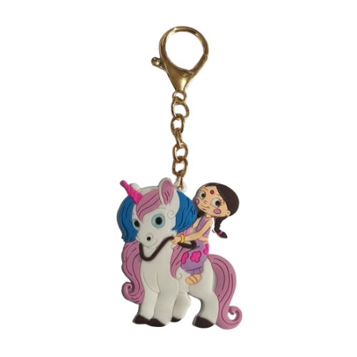 Chutki With Unicorn Keychain