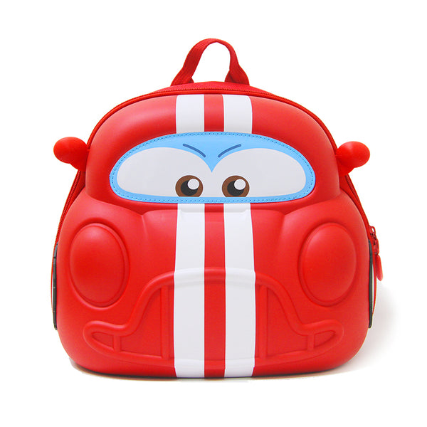 Car Face Red Backpack for Kids