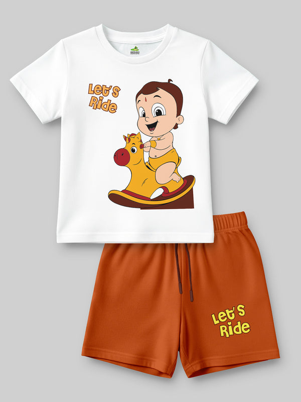 Mighty Little Bheem Let’s Play T-Shirt With Shorts Set