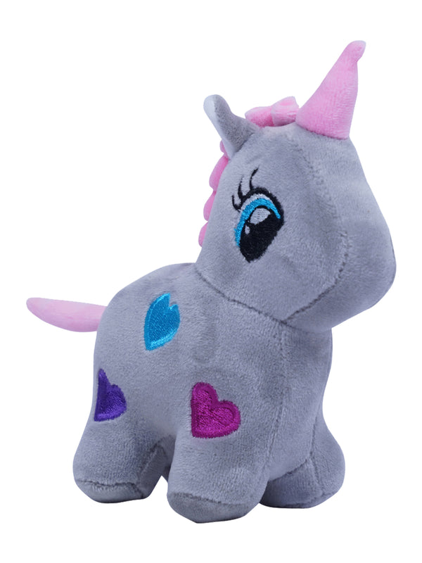 CHHOTA BHEEM Unicorn Plush Soft Toy for Kids Boys/Girls - 17 cm  (Grey)