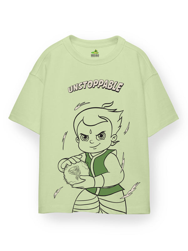 Chhota Bheem Unstoppable Oversize T-shirt